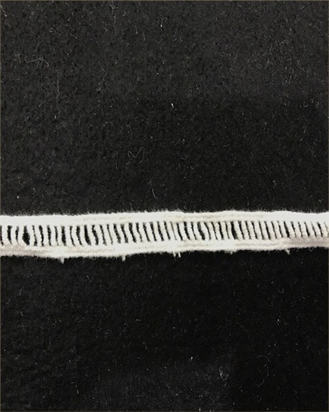 条纹棉质花边