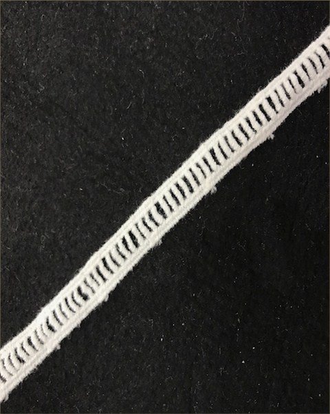 条纹棉质花边