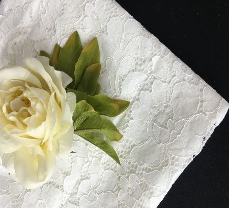 花朵锦棉蕾丝满幅
